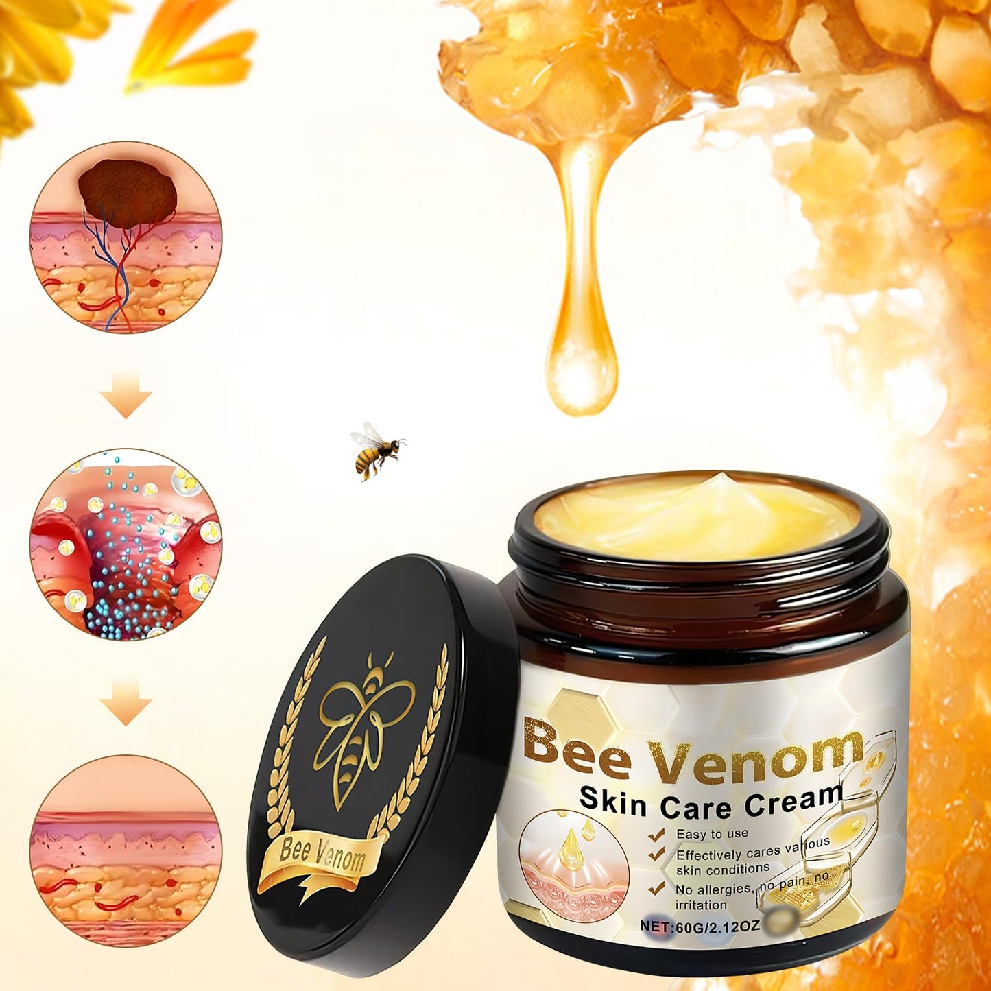 HOUKEA - Bee Venom Skin Care Cream